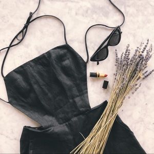 Reformation Lelani Jumpsuit NWT (Black)